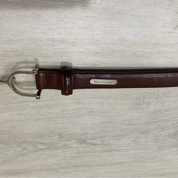 Vintage Ralph Lauren Italian Leather Equestrian Belt | Medium - Picture 10 of 10